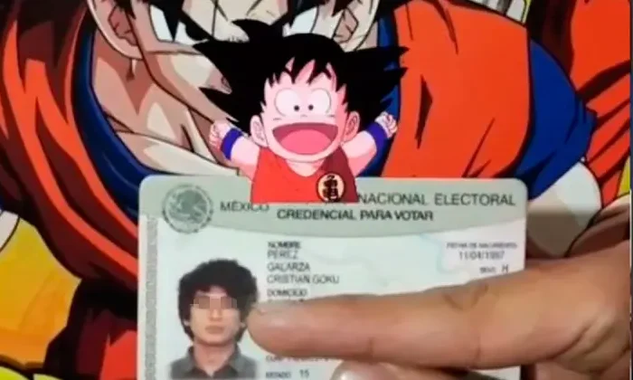 Gokú existe y es mexicano; joven lo demuestra con su INE