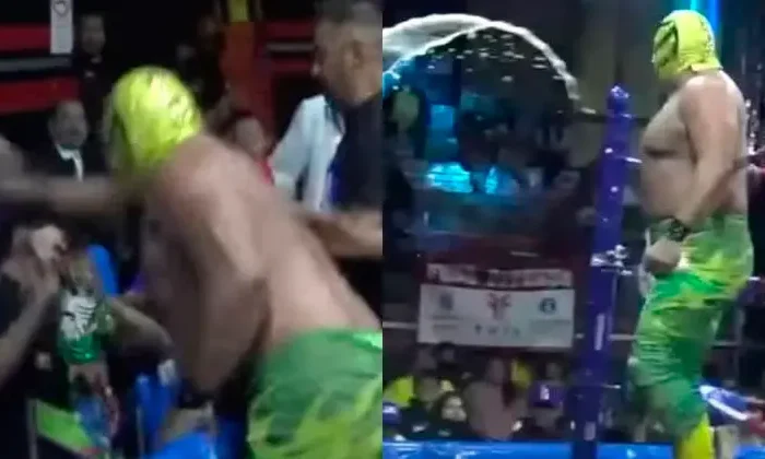 Hijo del Fishman cachetea a aficionado por lanzarle cerveza