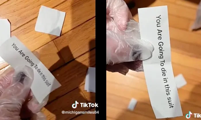 Recibe su ropa de Shein y halla nota de advertencia de muerte