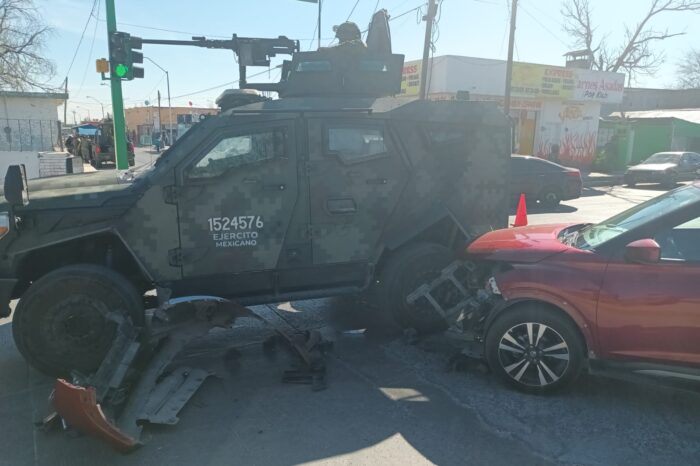 POR NO RESPATER SEÑALAMIENTOS MILITARES CHOCAN A PERSONA DISCAPACITADA