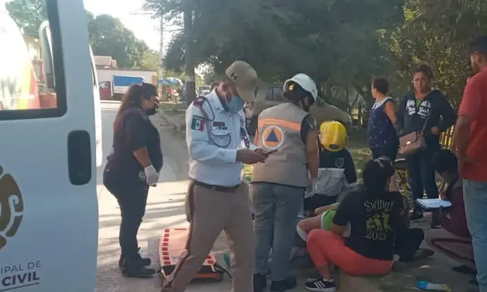 Atropellan a niño y a su abuelita en Altamira