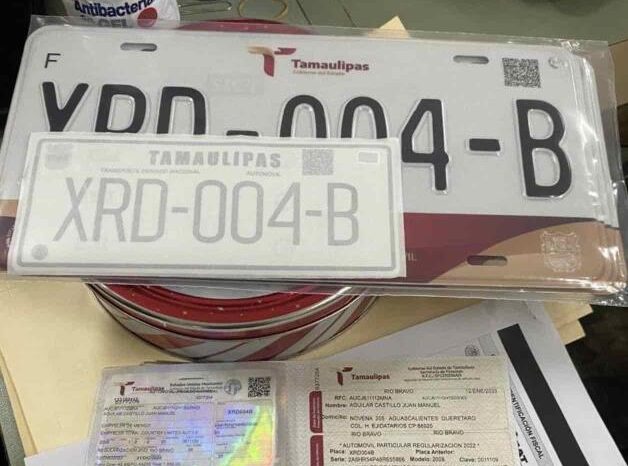 Llegan nuevas placas a Río Bravo