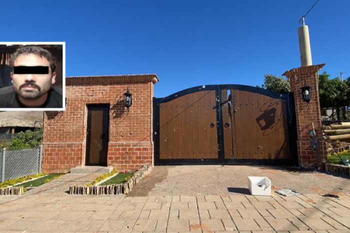 Así quedó la casa de Ovidio tras su detención en Culiacán