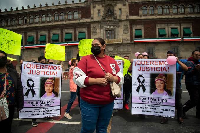 Madre de Heidi Mariana, niña asesinada por el Ejército en Nuevo Laredo, pide audiencia con AMLO