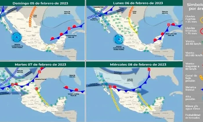 Se acerca un nuevo frente frío a Tamaulipas￼