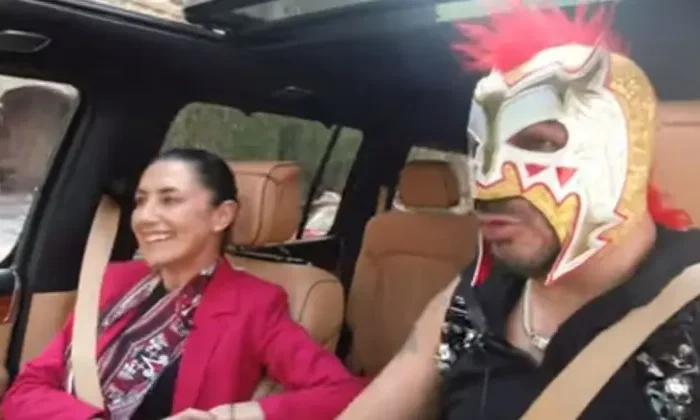 Sheinbaum se subió con el Escorpión Dorado; esto ocurrió￼