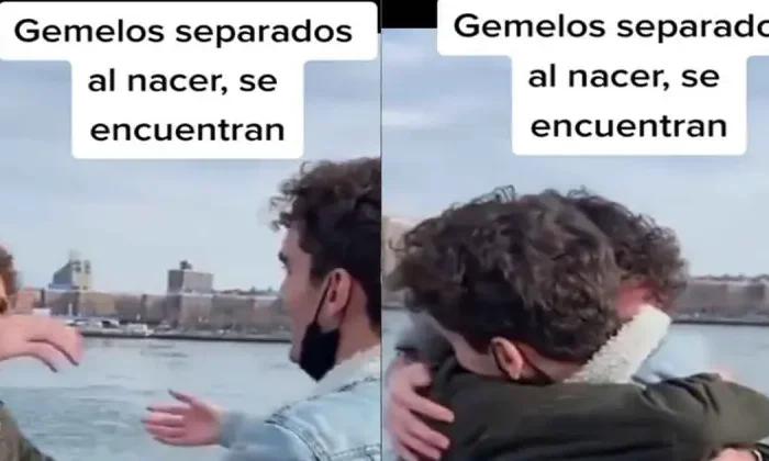 Gemelos separados al nacer se reencuentran 20 años después￼