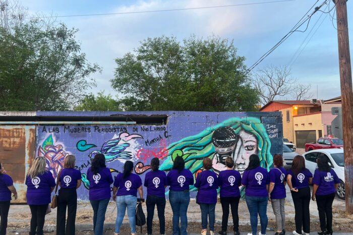 Conmemoran periodistas femeninas de Nuevo Laredo el Día Internacional de la Mujer.
