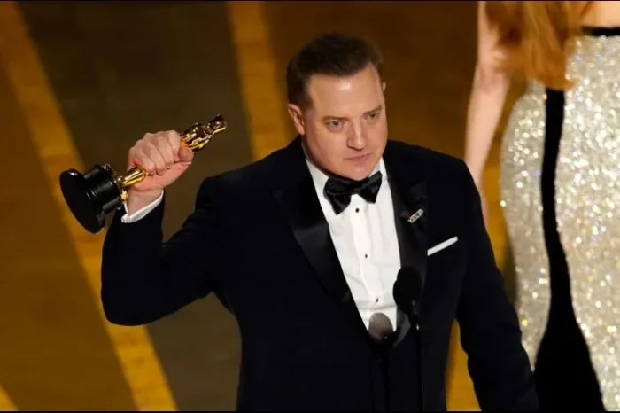 Brendan Fraser gana el Oscar al mejor actor por su papel en "The Whale"￼