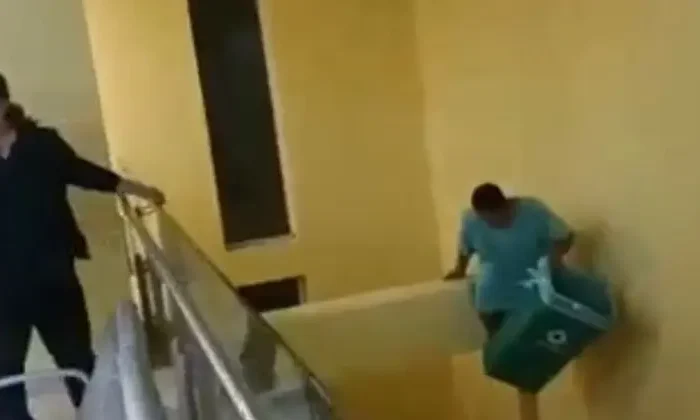 Salta de un segundo piso en el IMSS Reynosa, por falta de atención