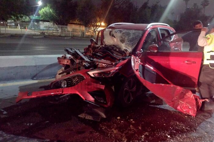 Causa choque en Nuevo Laredo por ir ‘rápido y furioso’