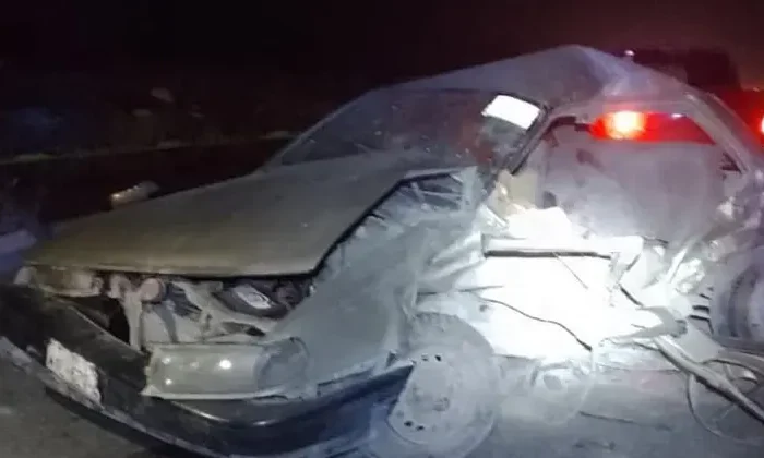 Fatal accidente en Jaumave, mueren padre y madre, hijas resultan heridas