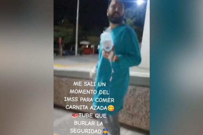 Paciente ‘desprecia’ comida del IMSS y se fuga por una carne asada