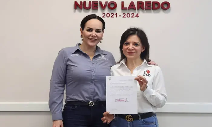 Toma Dra.Liliana Arjona Secretaría de Bienestar Social en Nuevo Laredo