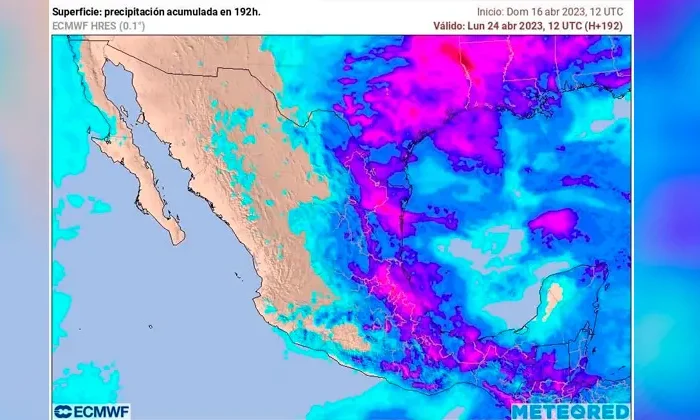 Llegaría otro frente frío con lluvias a Tamaulipas