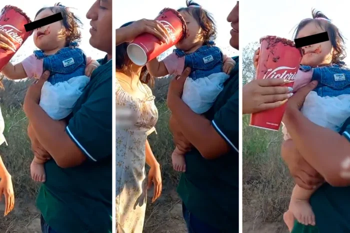 Padres le dan una michelada a su bebé e internet les reclama