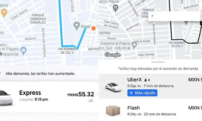Encarecen las tarifas de Didi y Uber