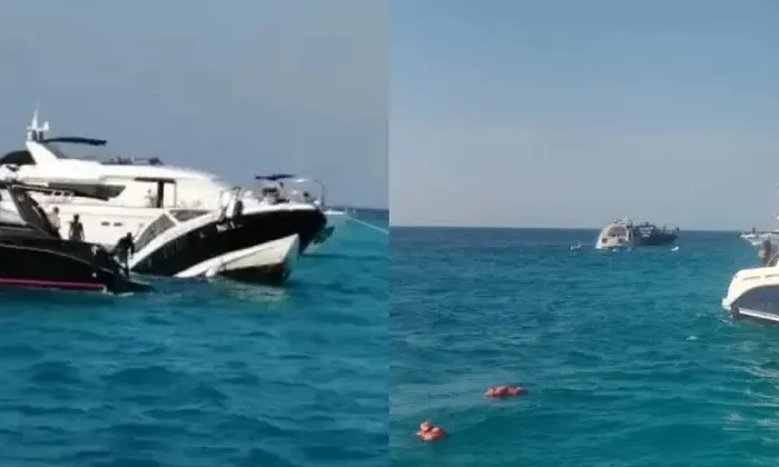 Se hunde yate con 15 personas en Isla Mujeres