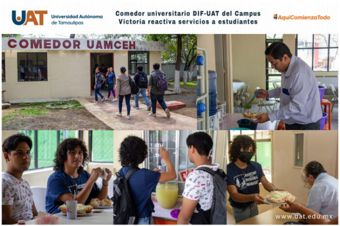 Comedor universitario DIF-UAT reactiva servicios a estudiantes