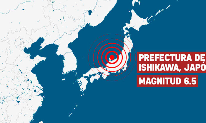 Un muerto y viviendas destruidas fue el saldo de un sismo de 6.5 grados en Japón