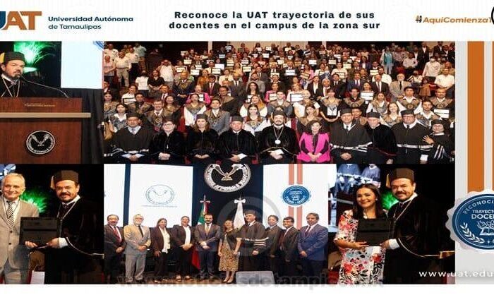 Reconoce UAT la trayectoria de sus docentes en el campus de la zona sur