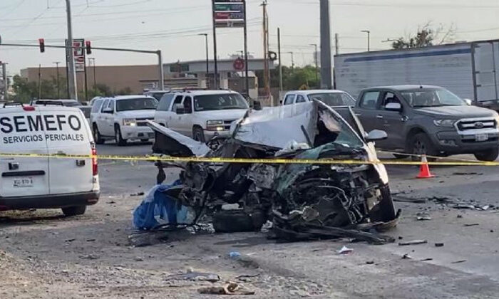 Muere jovencita en choque frontal