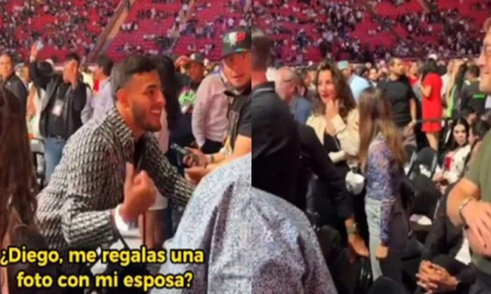 Critican a Diego Boneta por hacerle el feo a la esposa de un futbolista