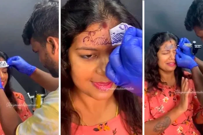 Tunden a joven que se tatuó el nombre de su pareja en la frente