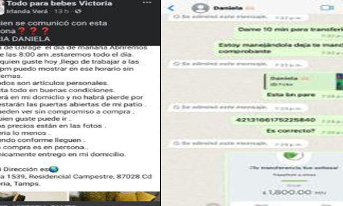 Estafa en Facebook deja a varias personas afectadas en Ciudad Victoria