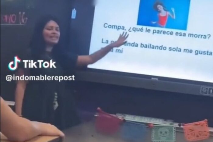 Maestra usa la canción "Ella Baila Sola" de Peso Pluma para enseñar español a estadounidenses