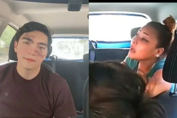 Hombre encaja vidrio y golpea a conductor de Didi por celos