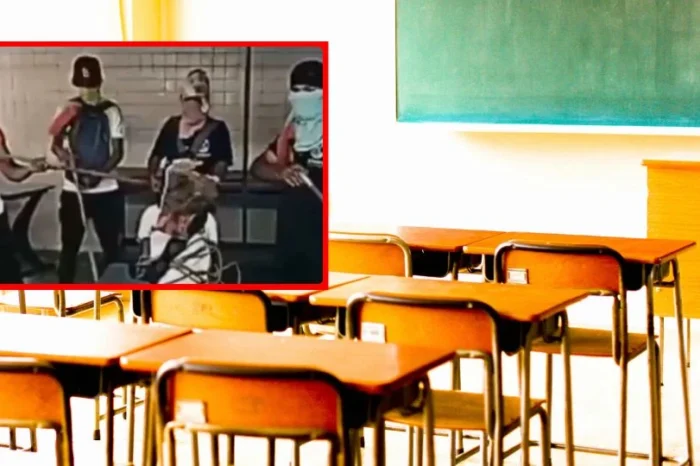 Alumnos de prepa simulan 'ejecución' con corrido de 'El Chapo' de fondo