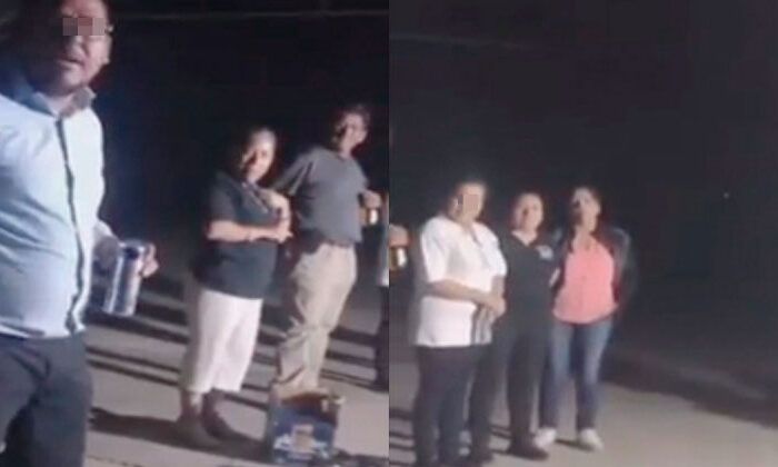 Tomamos, pero no hacemos desorden: maestros con cerveza en mano en escuela