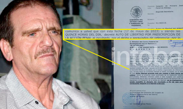Dictan auto de libertad a “El Güero” Palma, pero permanece en la cárcel