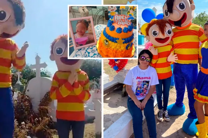 Cumplió el deseo de su hija, mamá le lleva a 'Bely y Beto' al panteón