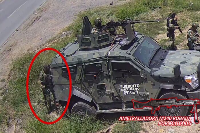 Militares roban armas y equipo táctico a civiles que ejecutaron extrajudicialmente.