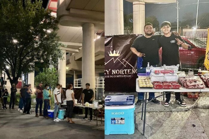 Regios regalan carne asada en hospitales 'por título de Tigres'