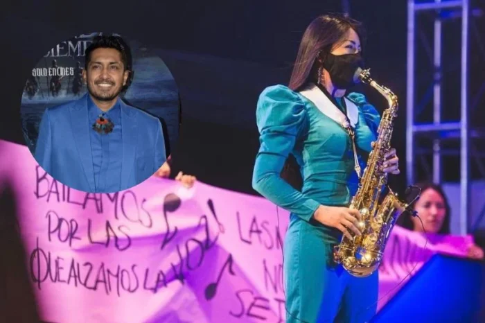 Saxofonista María Elena Ríos acusa a Tenoch Huerta de violentador