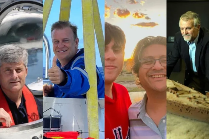 ¿Quiénes son los 5 tripulantes del submarino perdido que buscaba llegar al Titanic?