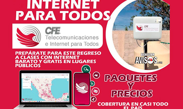 Ofrece CFE internet de a peso por día