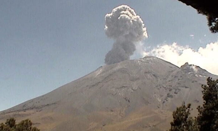 Disminuye actividad en el volcán Popocatépetl