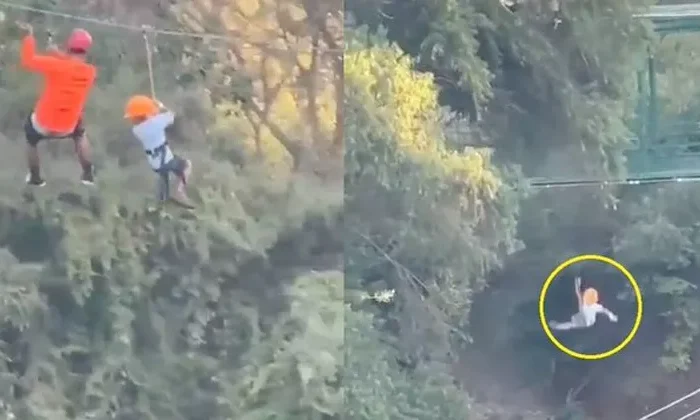 Niño de 6 años cae 12 metros al romperse la tirolesa donde viajaba en Monterrey