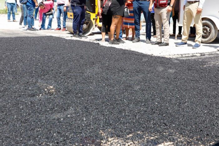 Rehabilitó Gobierno de Reynosa pavimento en la Petrolera