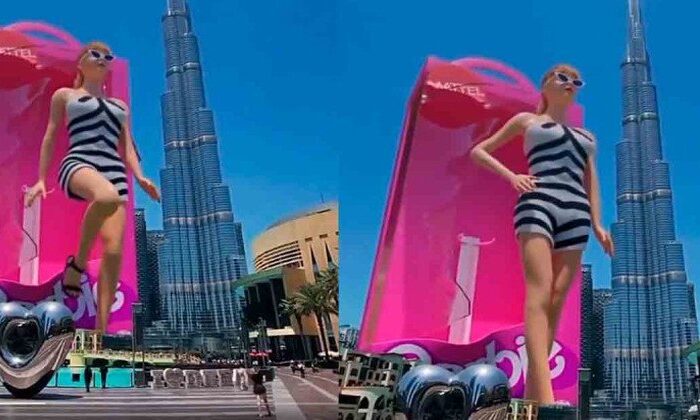 Barbie gigante de más de 600 metros sorprende a fans en Dubái