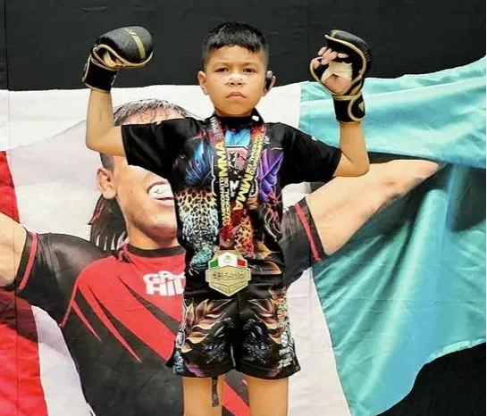 Xavier tiene 8 años, pero ya es campeón nacional de artes marciales