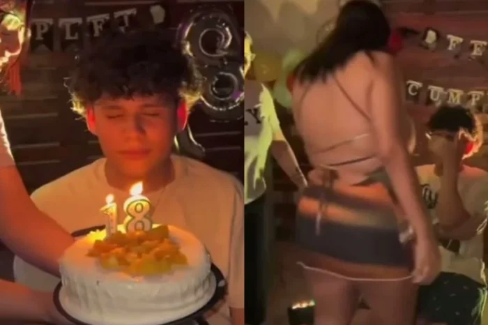 Critican a madre por regalar de cumpleaños bailarina exótica a su hijo