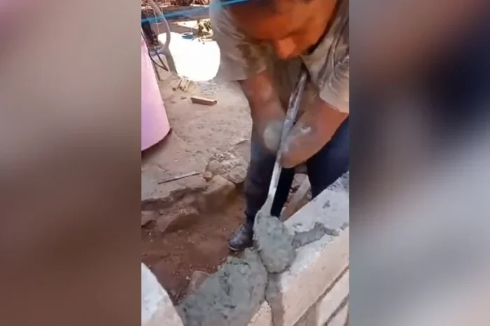 Hija comparte con orgullo la historia de su padre, un carpintero y albañil sin brazos