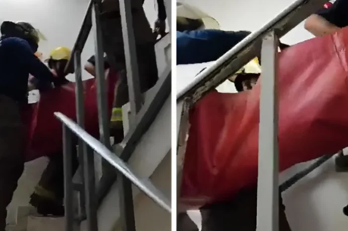 Suben a paciente por escaleras en ISSSTE de Sonora, por falla en elevador