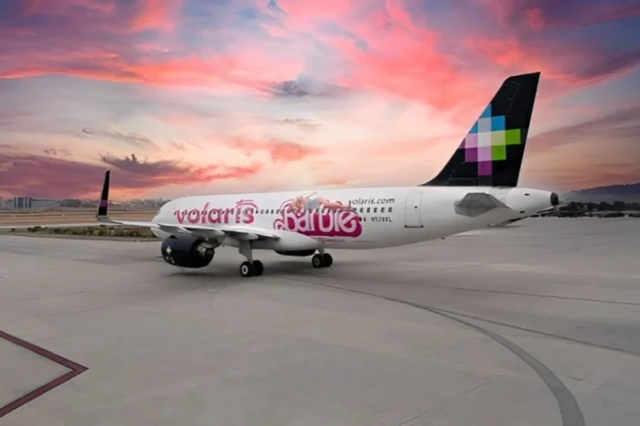 Este es el avión de Barbie que lanzó la empresa Volaris