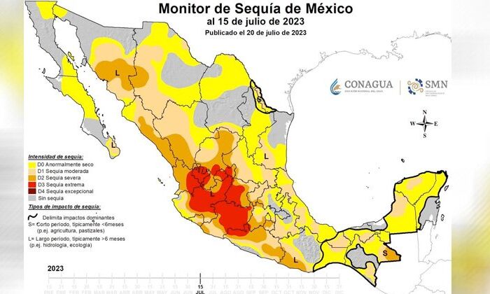 Alerta por aumento de la sequía en Tamaulipas en un 100%